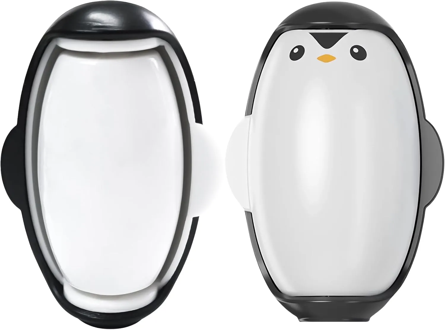 2PCS Penguins Reusable Lint Roller Ball, Reusable Lint Rollers for Pet Hair, Portable Washable Sticky Roller, Washable Lint Roller with Cover, Mini Lint Roller for Lint Hair, Clothes