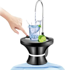 Automatic Electric Drinking Water Dispenser Pump - USB Rechargeable Bottle Pump with Gravity Switch Control for 1-5 Gallon Jugs, Portable Water Dispensing for Home,Kitchen, Office,Outdoor Accessories