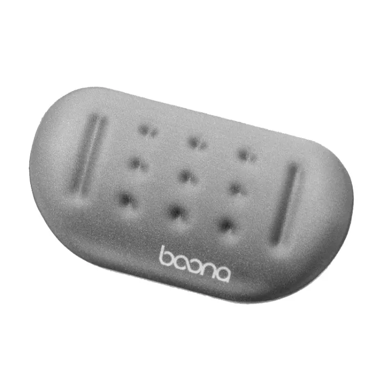 Baona Ergonomic Silicone Memory Foam Wrist Support Mouse and Keyboard Pad with Massage Holes