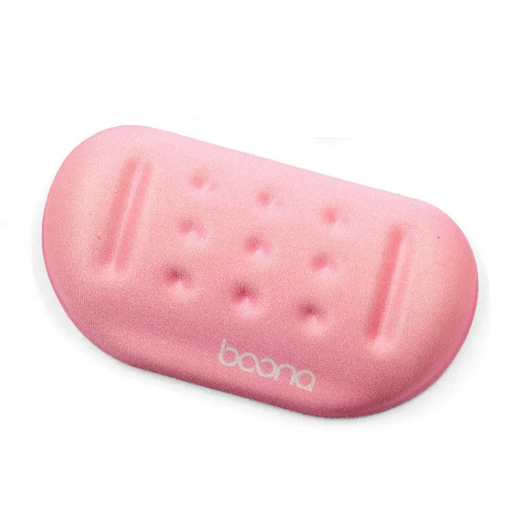 Baona Ergonomic Silicone Memory Foam Wrist Support Mouse and Keyboard Pad with Massage Holes