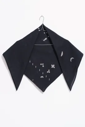 Black cotton bandana