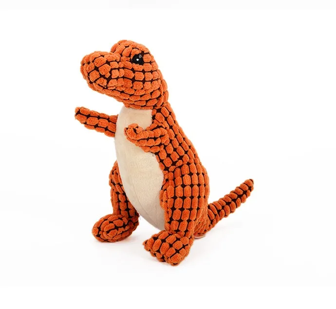 DinoChew: Plush Dinosaur Dog Toy with Squeaker – Perfect for Large Dogs & Chewers!