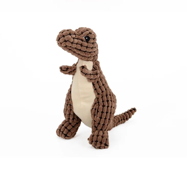 DinoChew: Plush Dinosaur Dog Toy with Squeaker – Perfect for Large Dogs & Chewers!