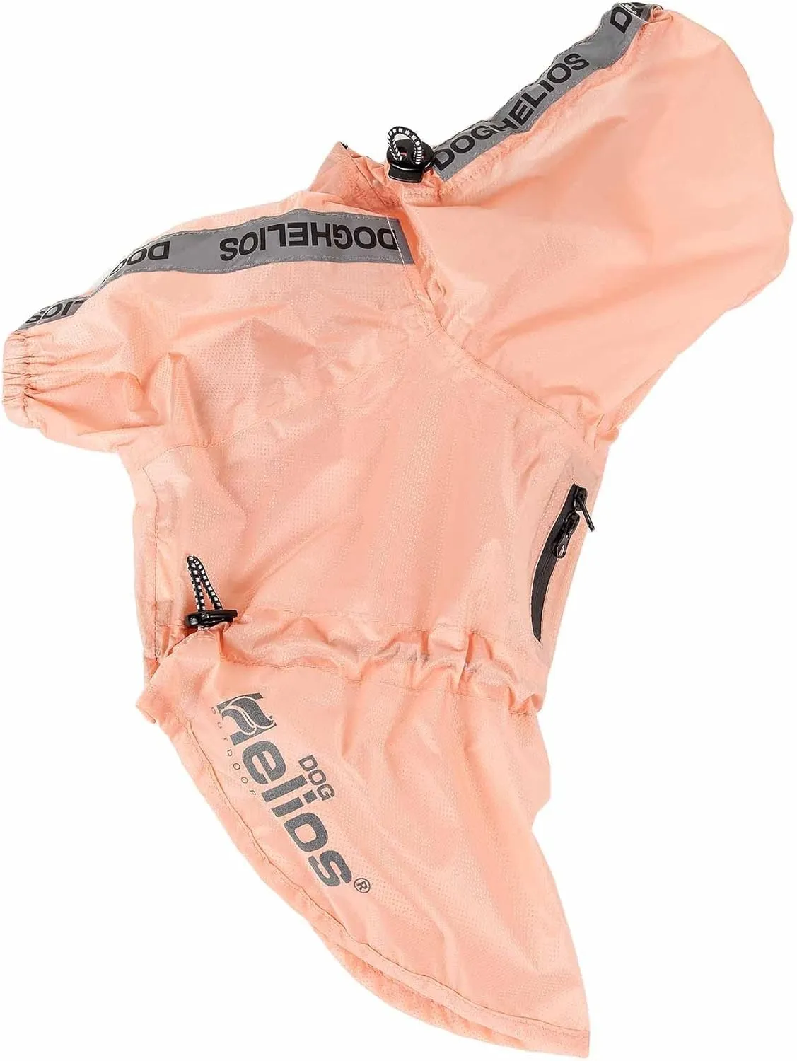 Dog Helios Torrential Shield Adjustable and Waterproof Dog Raincoat Poncho, XS, Pink