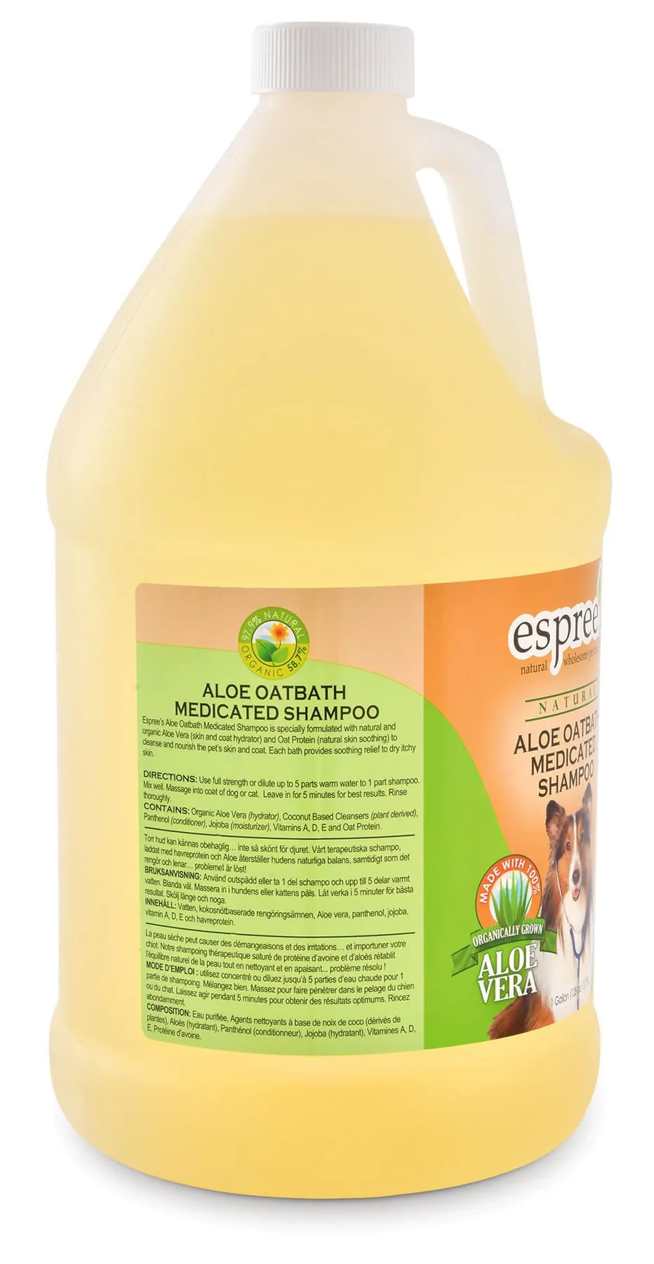 Espree Natural Aloe Oatbath Pet Shampoo