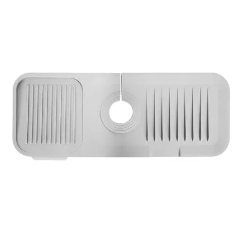 Faucet Splash Mat Sink Tray Water Drainage Pad Sponge Soap Holder