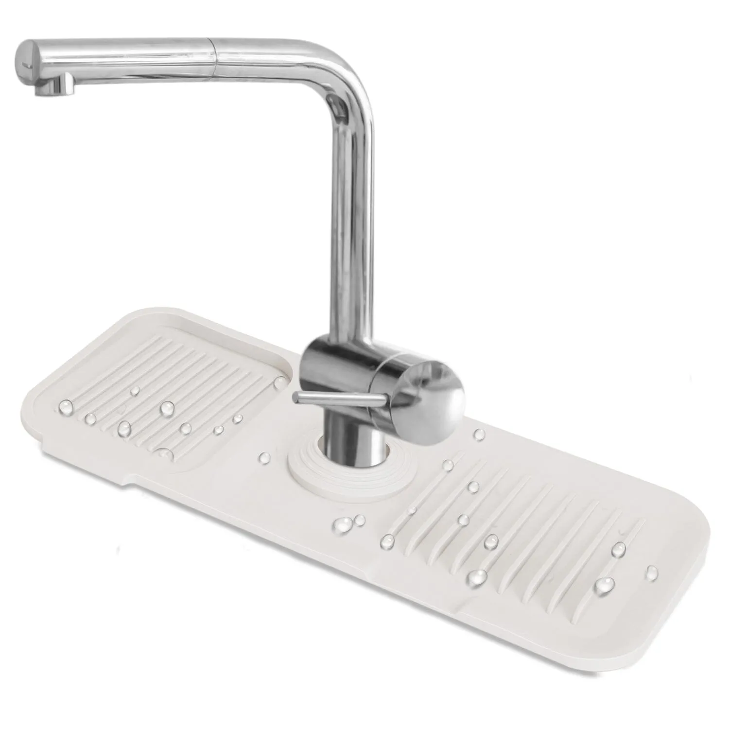 Faucet Splash Mat Sink Tray Water Drainage Pad Sponge Soap Holder