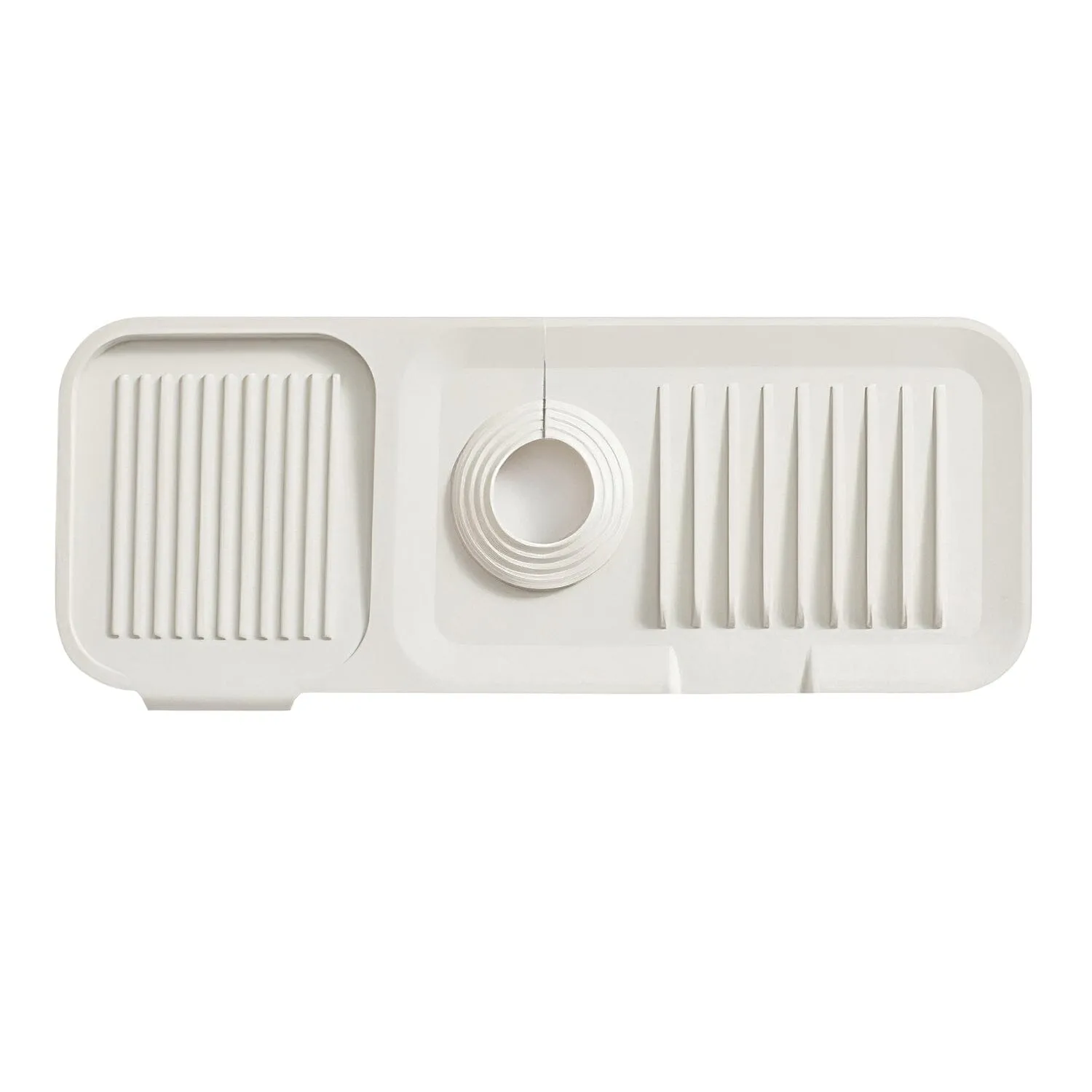 Faucet Splash Mat Sink Tray Water Drainage Pad Sponge Soap Holder