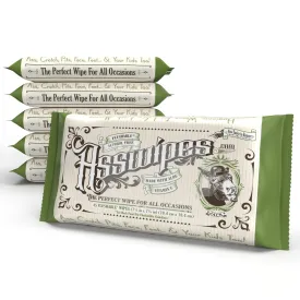 Fresh Body FB Asswipes Flushable 270 Wipes for Adults Personal Cleansing Body, Bathroom & Butt Wipes for Men, Women with Aloe and Vitamin E - Made without Alcohol or Fragrance (Pack of 6)