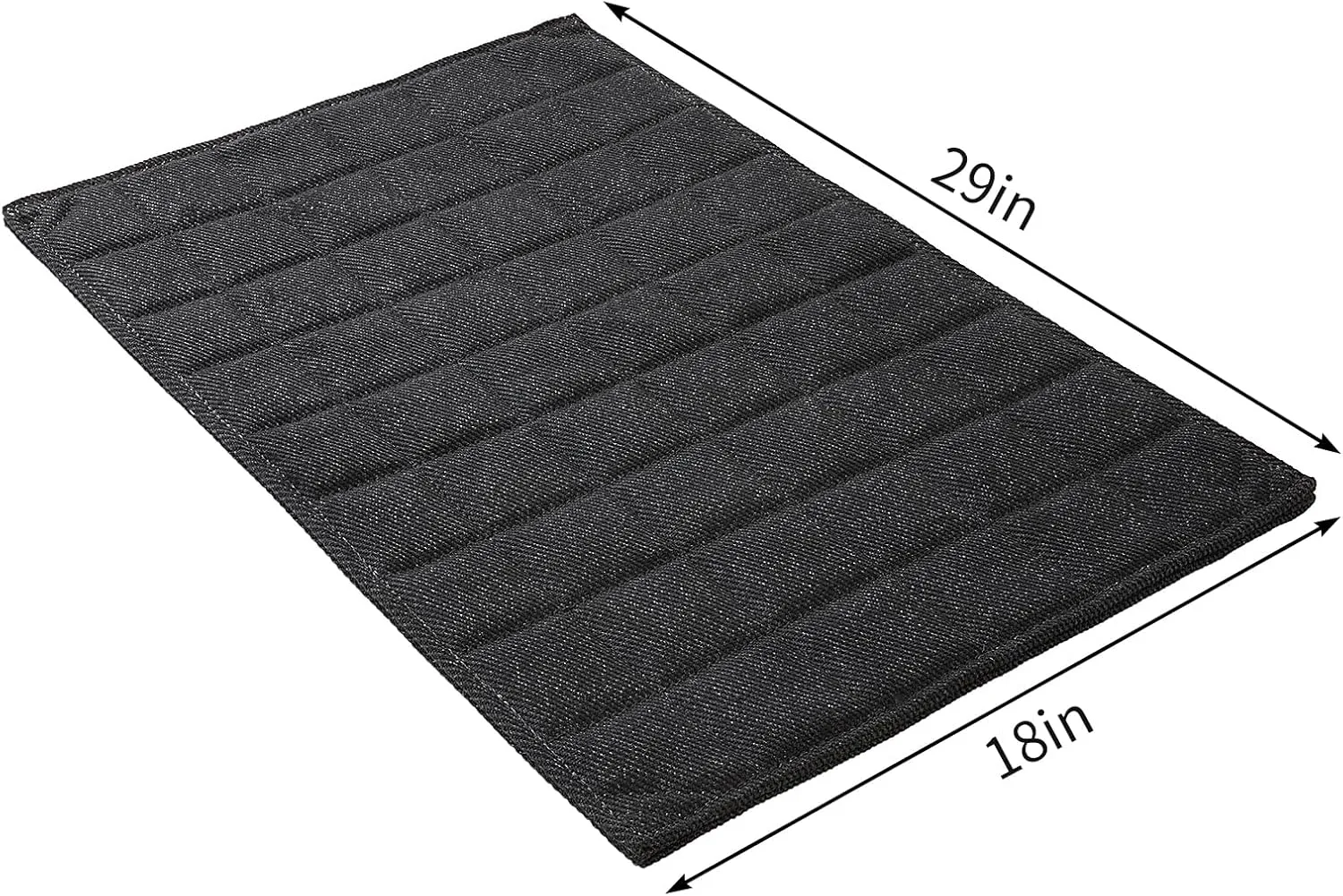 HOMBYS Chew Proof Dog Crate Bed Mat, 18"x29" Indestructible Kennel Pad for Aggressive Chewers, Plaid Durable Puppy Crate Mats for Small Dogs Cages