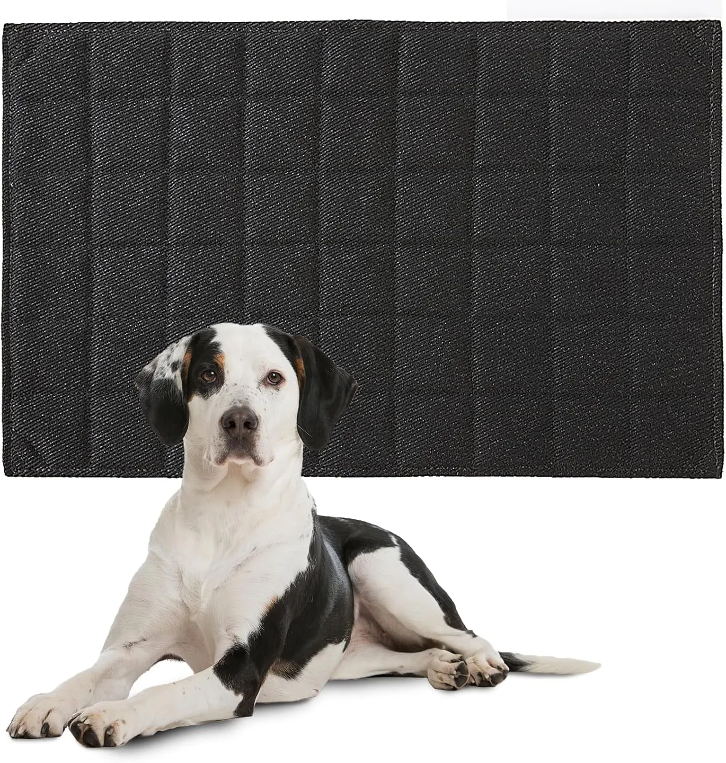 HOMBYS Chew Proof Dog Crate Bed Mat, 18"x29" Indestructible Kennel Pad for Aggressive Chewers, Plaid Durable Puppy Crate Mats for Small Dogs Cages