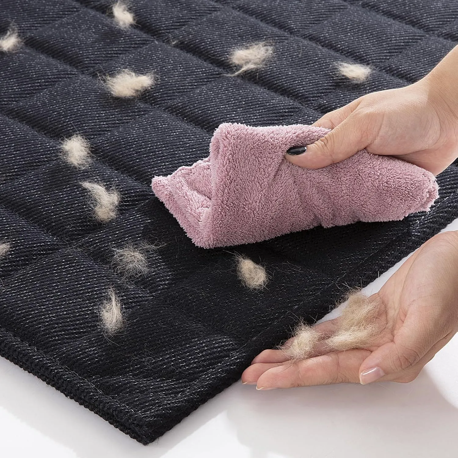 HOMBYS Chew Proof Dog Crate Bed Mat, 18"x29" Indestructible Kennel Pad for Aggressive Chewers, Plaid Durable Puppy Crate Mats for Small Dogs Cages