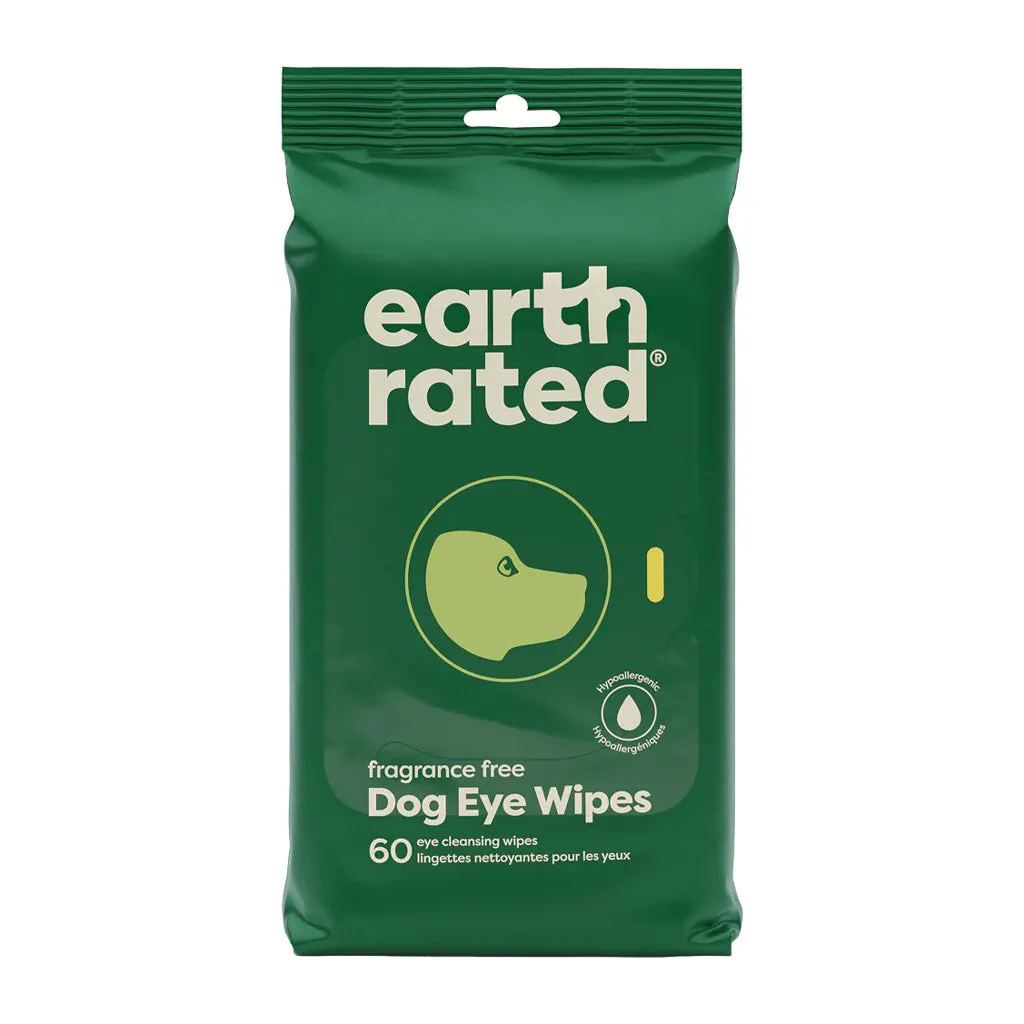 Hypoallergenic Dirt & Tear Stain Removal Fragrance Free Dog Eye Wipes 70ct