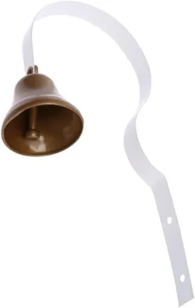 Kisangel Dog Training Doorbell for Housebreaking and Housetraining Loud Pet Sound Bell Versatile Communication Tool for Pets for Homes and Businesses White
