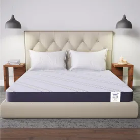 Livpure Smart Lumbar HR Foam Mattress| 3D Sleep Zones | Manufactured with Dow ComfortScience | Premium Certified Fabric |EGAPA Purifying Filter| Queen Bed (72x60x4) inches with Removal Zipper Cover