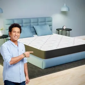 Livpure Smart Ortho CurvX Memory Foam Mattress| 5D Sleep Zones Curved Foam | Stress-Relief Biocrystals| with Dow ComfortScience | Certified Fabric | King Bed (72x72x6) inches, Removal Zipper Cover