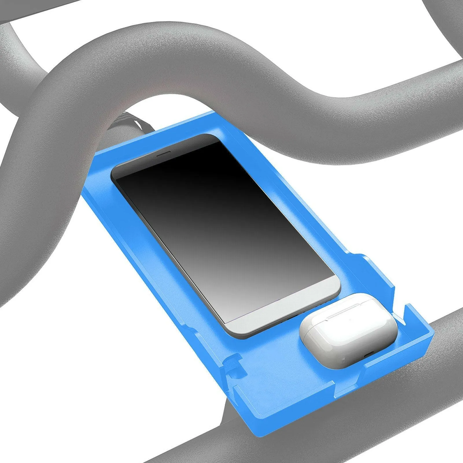 Mobile Phone Holder Replacement for Peloton Bike Tablet PC  Cell Phone  & Earphone Case Mount Tray with Charging Slot