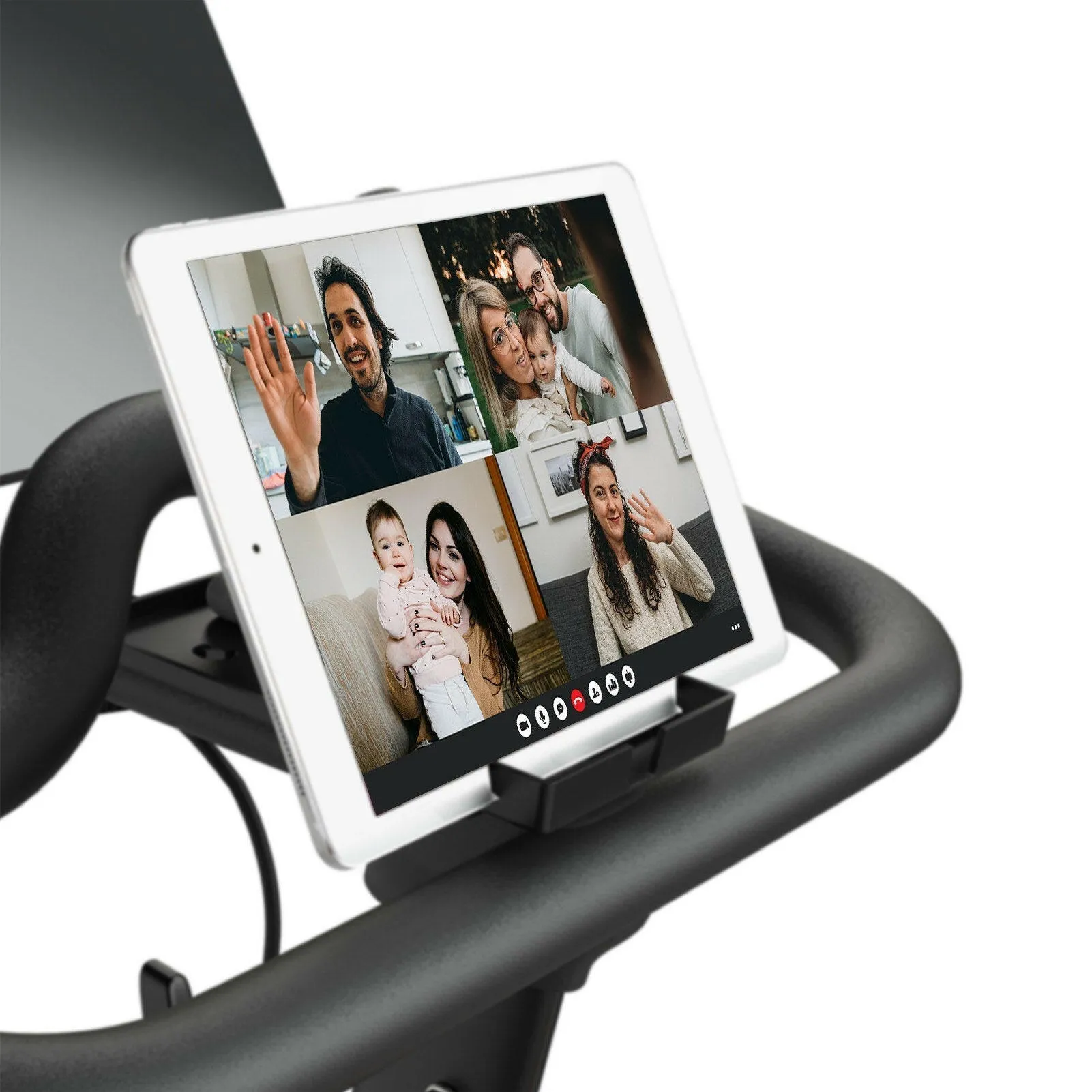 Mobile Phone Holder Replacement for Peloton Bike Tablet PC  Cell Phone  & Earphone Case Mount Tray with Charging Slot