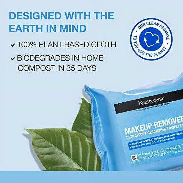Neutrogena Makeup Remover Towelettes Fragrance Free - 2X25 ct