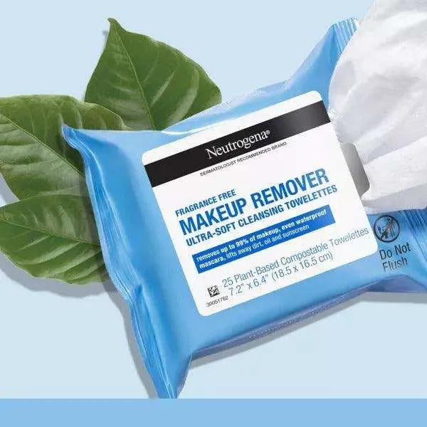 Neutrogena Makeup Remover Towelettes Fragrance Free - 2X25 ct