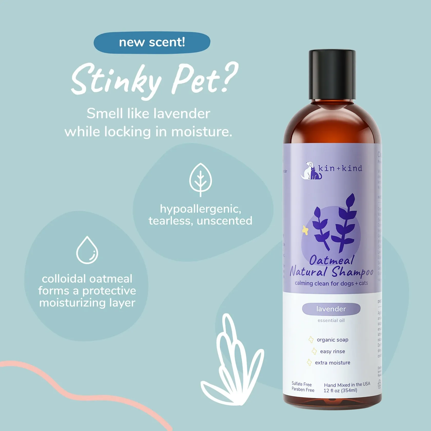 Oatmeal Shampoo (Lavender)