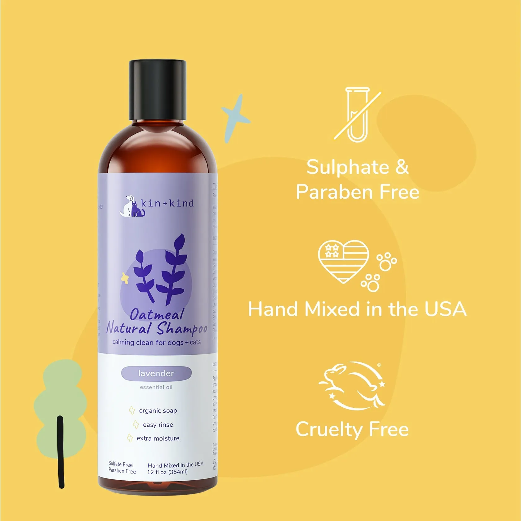 Oatmeal Shampoo (Lavender)