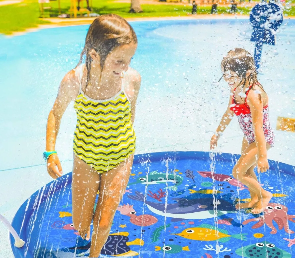 Ocean Sea Animals Splash Pad for Kids