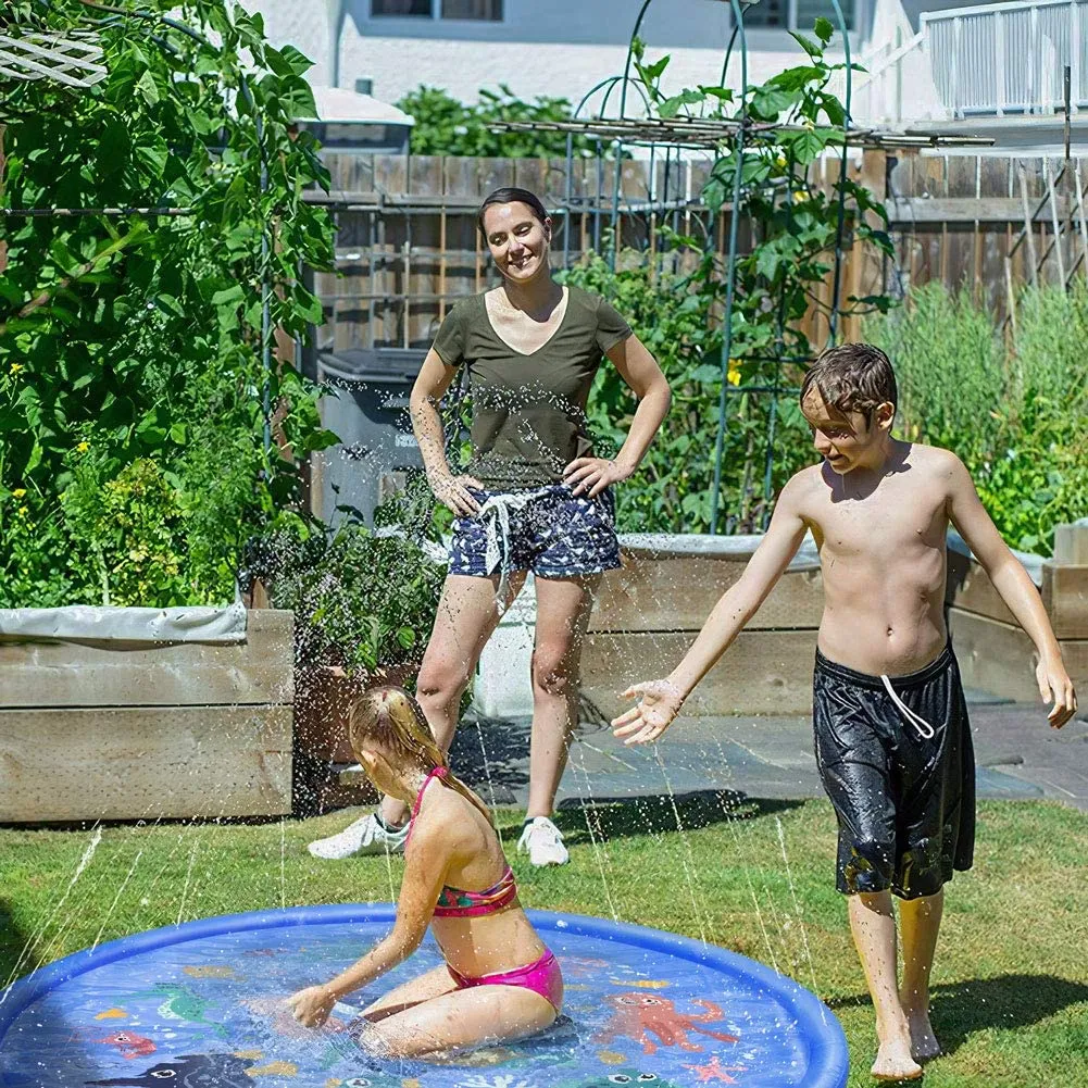 Ocean Sea Animals Splash Pad for Kids