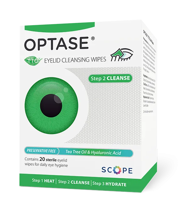 OPTASE® TTO Lid Wipes