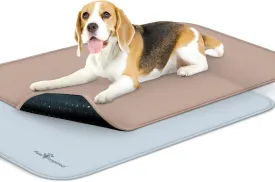 Paw Inspired Washable Crate Liners for Dogs (2 Pack) | Leakproof, Non-Slip Pee Pads for 36-Inch Kennels | Reusable Puppy Pads for Potty Training, Whelping, Waterproof Mat (35"x22" Size, Pack of 2)