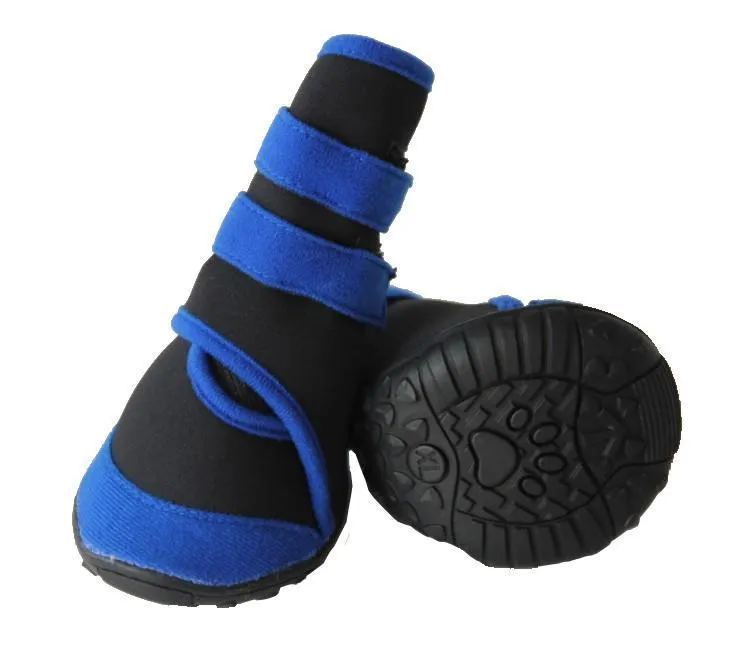 Pet Life ® 'Performance-Coned' Premium Stretch High Ankle Support Dog Shoes - Set Of 4