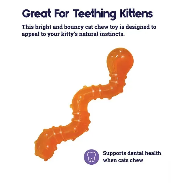 Petstages OrkaKat Catnip Wiggle Worm