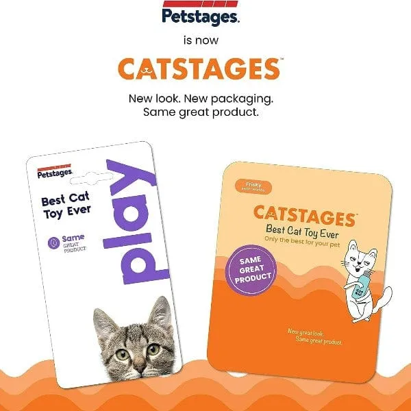 Petstages Orkakat Wiggle Worm Dental Cat Toy