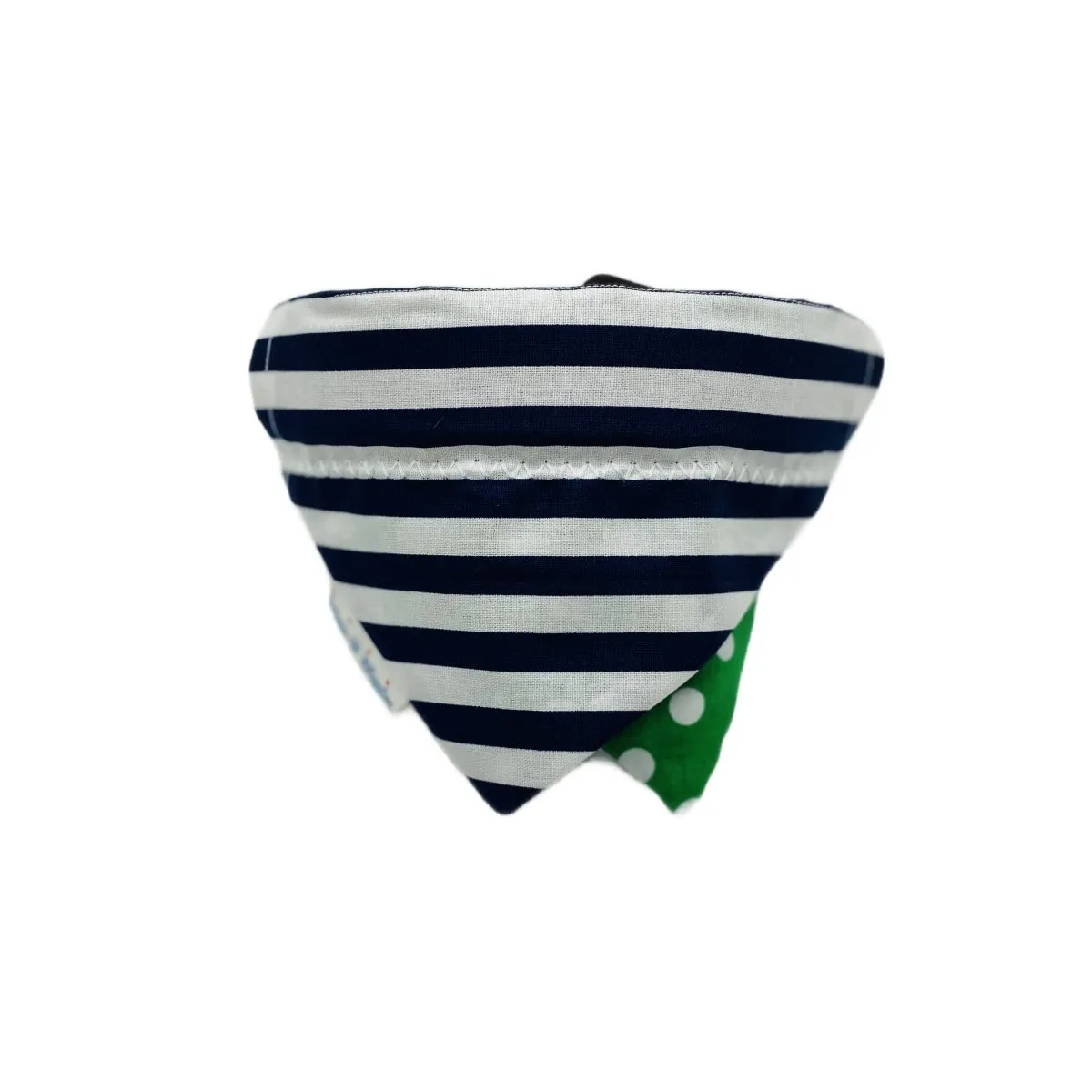 Preppy Style Reversible and Layered Dog Bandana
