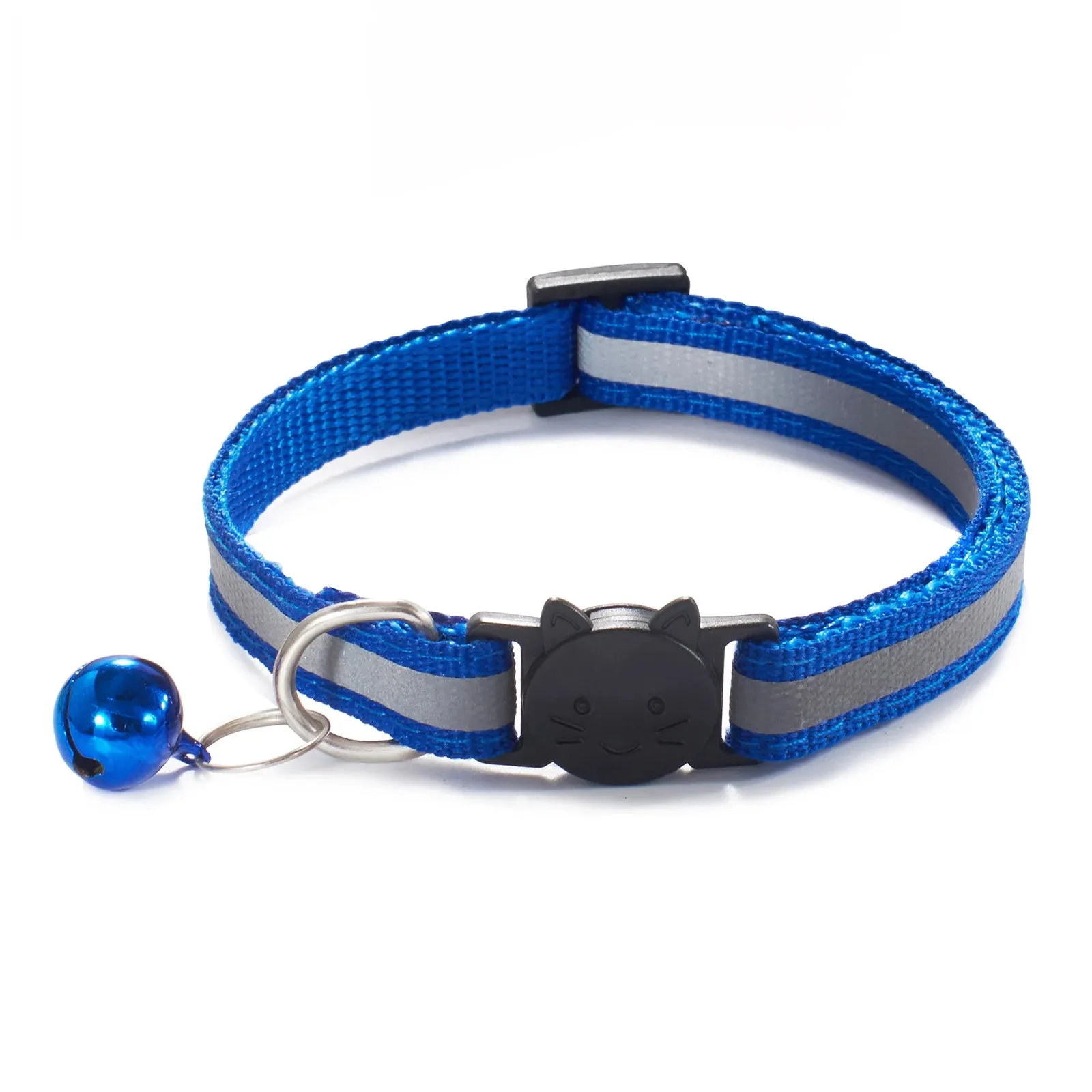 Reflective Breakaway Cat Collar – Adjustable Safety Neck Ring with Bell