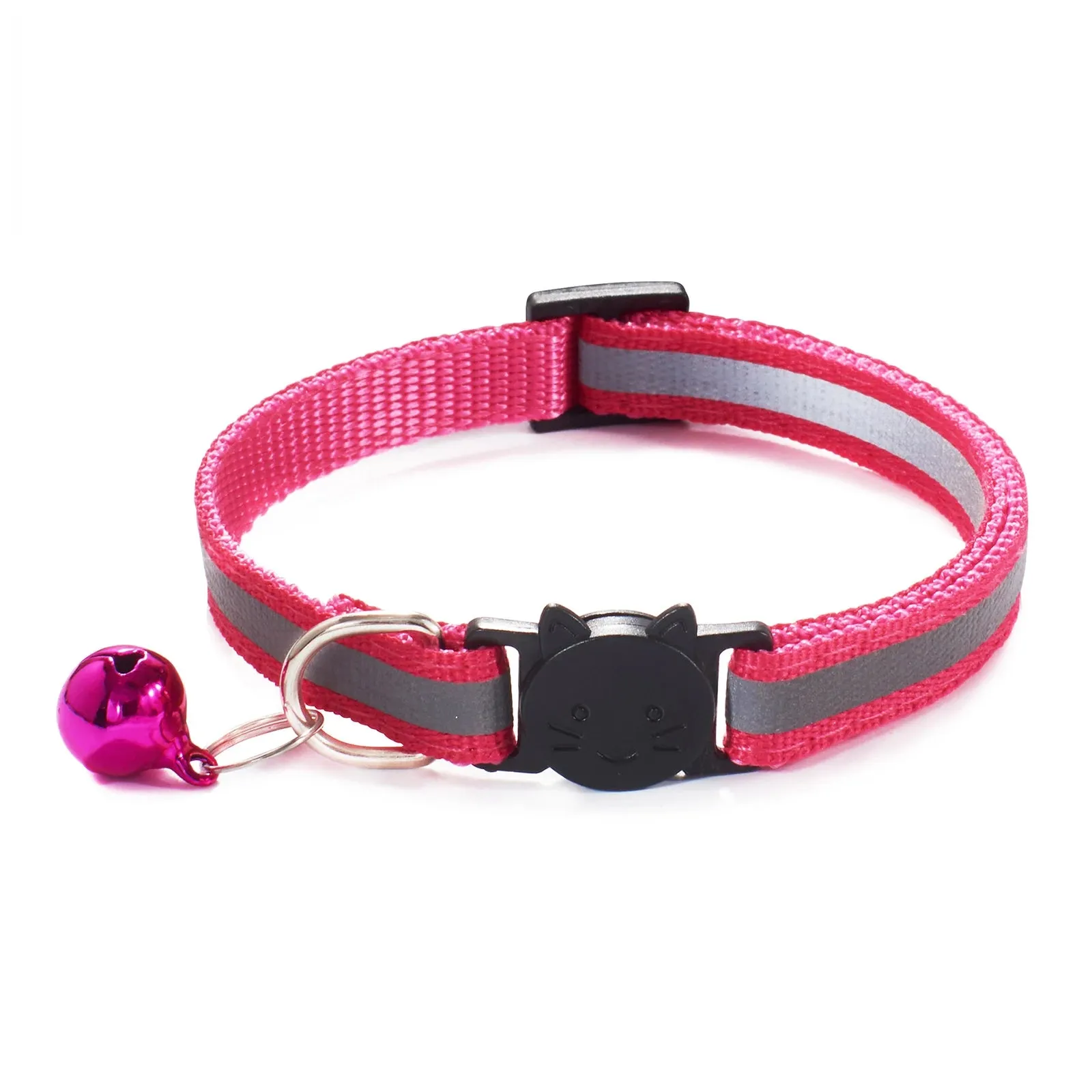 Reflective Breakaway Cat Collar – Adjustable Safety Neck Ring with Bell