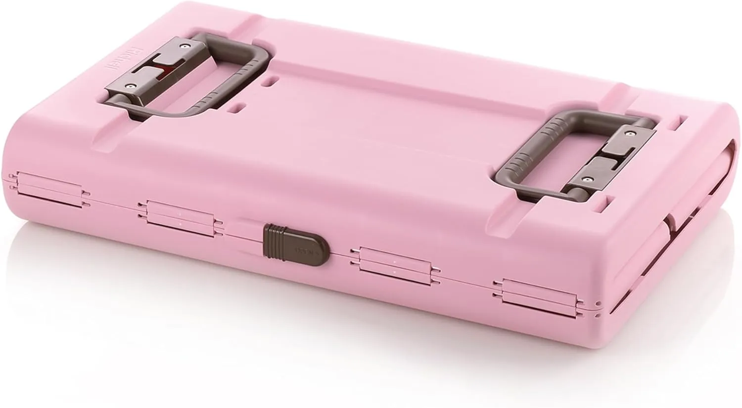 Richell USA - Foldable Pet Carrier Medium (80050) (Soft Pink and Brown)