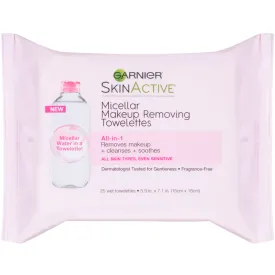 SkinActive Micellar Makeup Remover Wipes