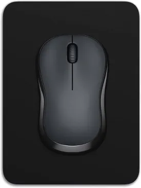 Small Mouse Pad 6 X 8 Inch with Non-Slip Rubber Base, Waterproof Mouse Mat, Mini Mouse Pad for Women Kids Men Wireless Mouse Laptops Keyboard Tray Home Office Travel, Jet Black