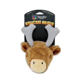 Spunku Pup Knuckle Heads - Plush/Nylon Combo 2-in-1  Dog Toy