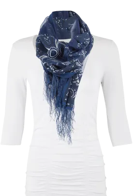 Tasha Polizzi Bandana Scarf Indigo