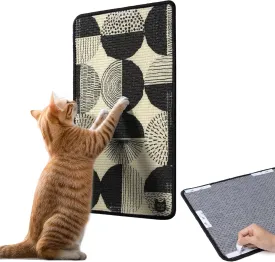 The Cat Ladies Scratching Poster - Wall Scratcher Pads - Scratch Mat Art Print for Indoor Cats - Furniture, Couch, and Carpet Protector - Wall Mounted or Floor Sisal Scratchers