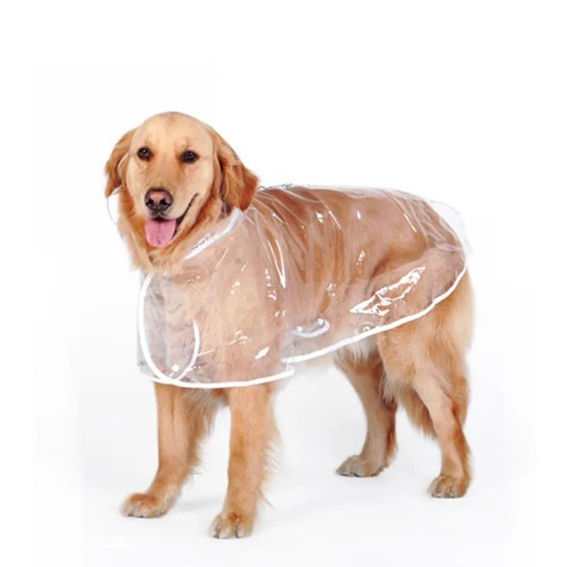 Transparent Raincoat For Large Dogs