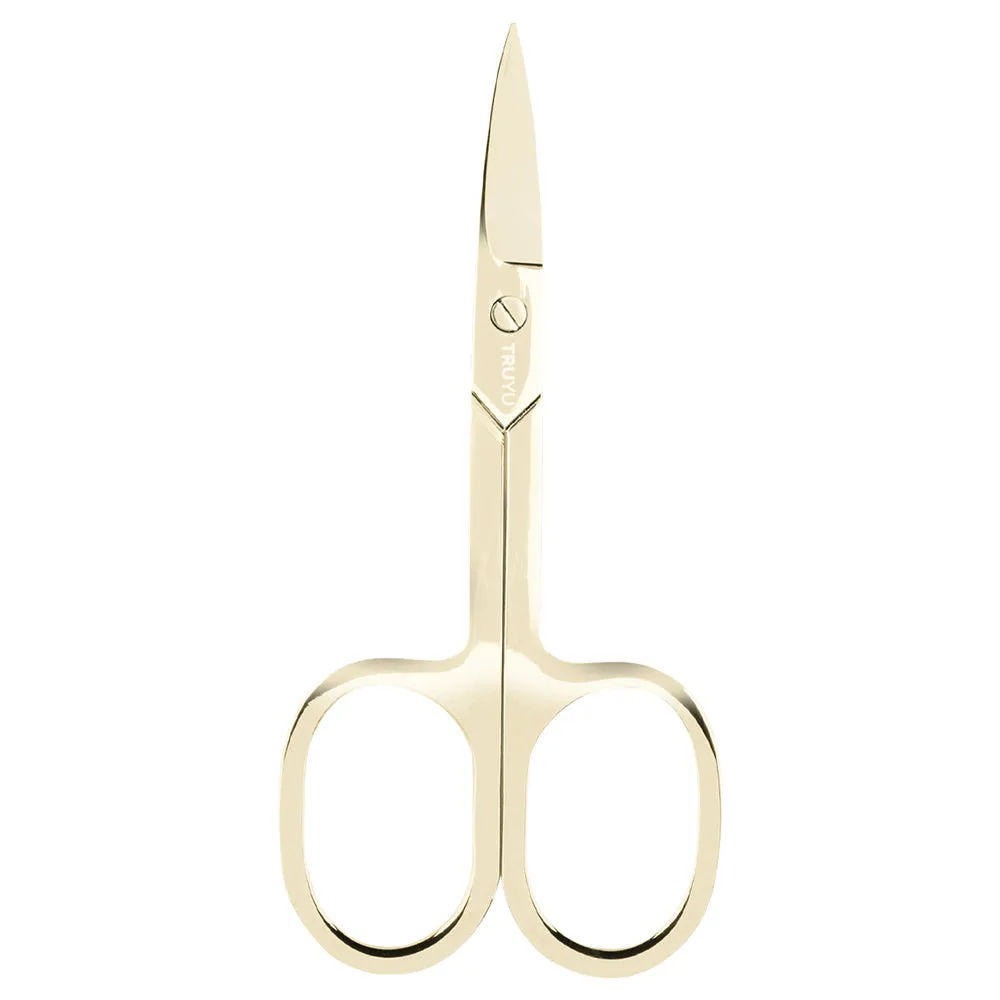 Truyu Curved Nail Scissors Gold Plated