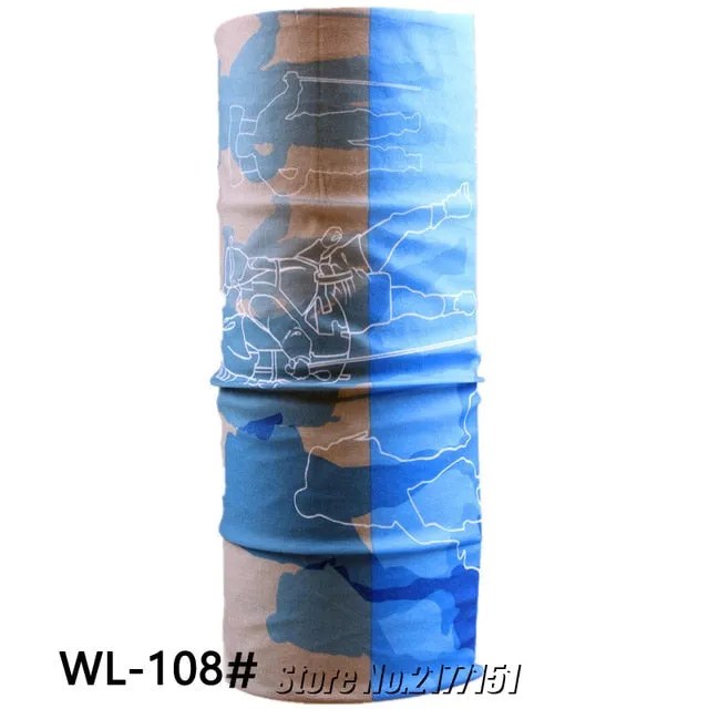 Unisex Tube Scarf Riding Bandana Face Mask