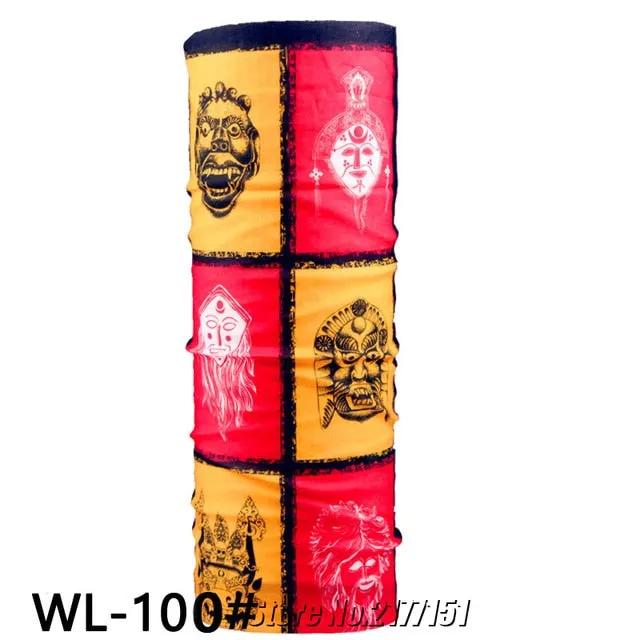 Unisex Tube Scarf Riding Bandana Face Mask