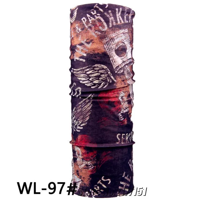 Unisex Tube Scarf Riding Bandana Face Mask