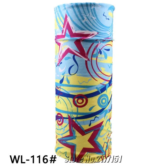 Unisex Tube Scarf Riding Bandana Face Mask