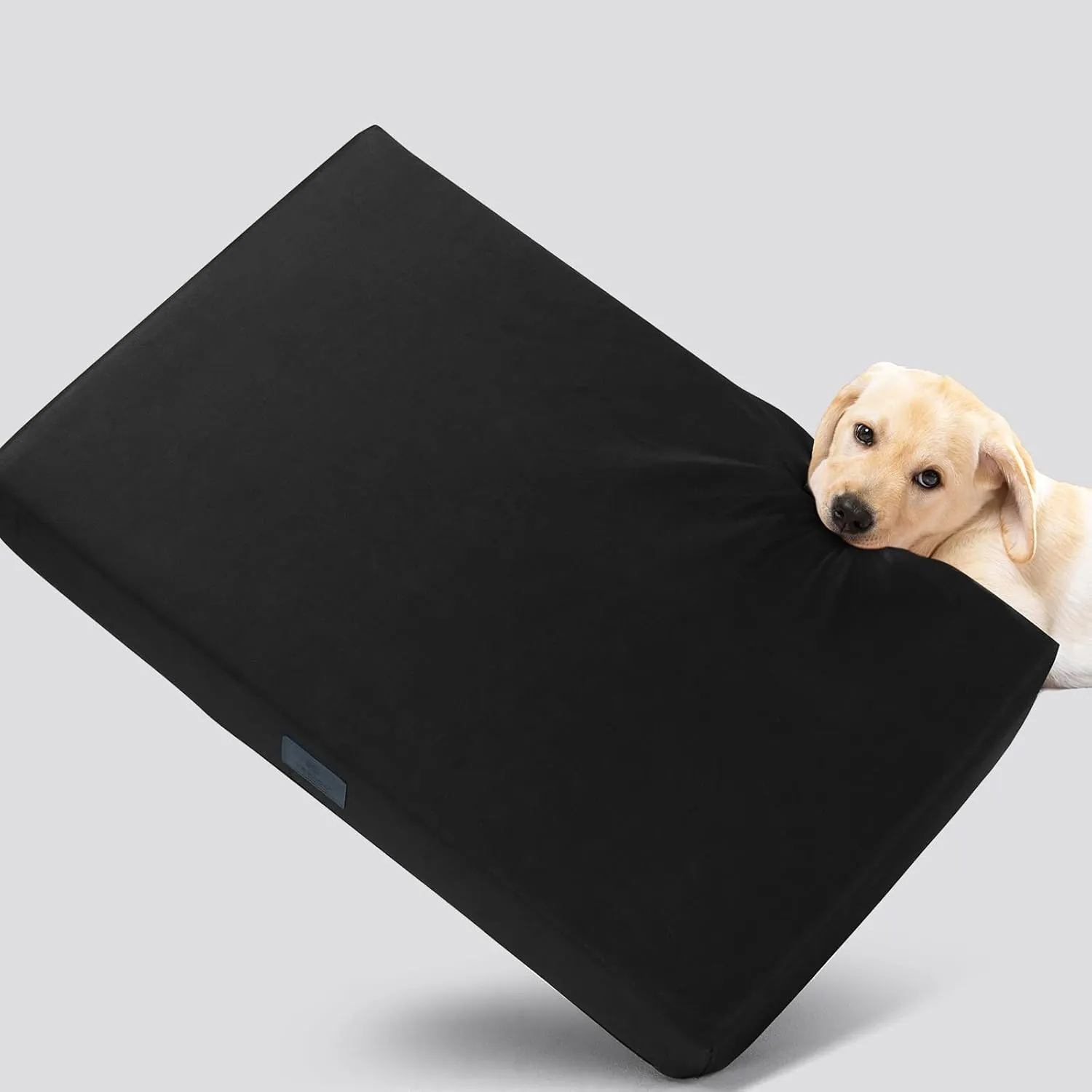 Veehoo Indestructible Dog Bed, 2025 Upgraded Chew Proof Dog Bed for Crate, Durable Chew Resistant XXL Pet Bed with Hidden Zipper, Waterproof Inner Liner, Removable Washable Cover